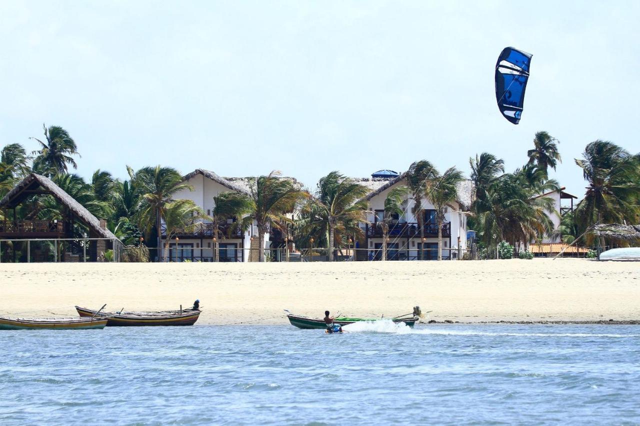Ap. Peixe Boi Pe Na Areia Com Vista Frontal E Total Para O Mar Barra Grande  Εξωτερικό φωτογραφία