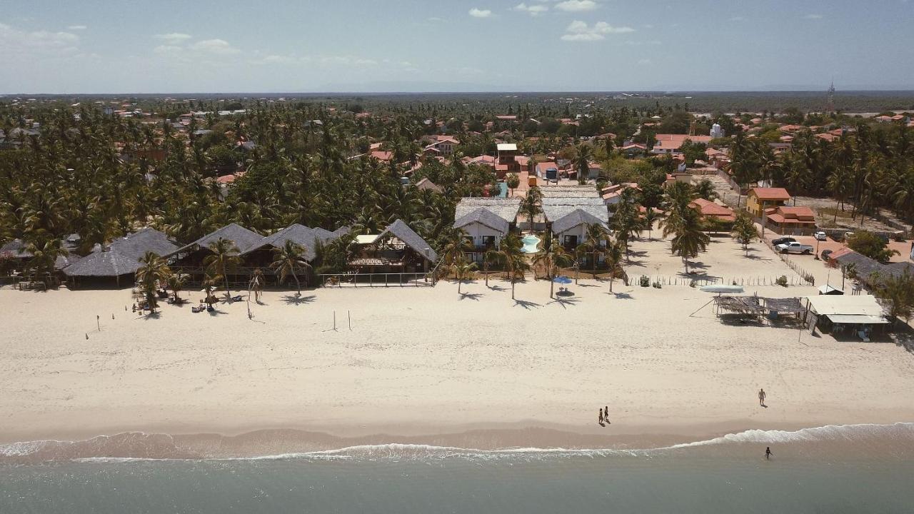 Ap. Peixe Boi Pe Na Areia Com Vista Frontal E Total Para O Mar Barra Grande  Εξωτερικό φωτογραφία